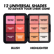 Cargar imagen en el visor de la galería, HD Skin Blush &amp; Glow Palette
