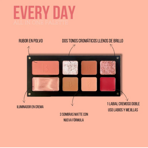 Paleta de rostro Multi-Efecto "Every day" All in one palette