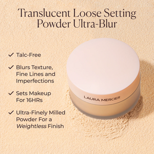 Divinely Flawless Translucent Loose Setting Powder Ultra-Blur & Puff