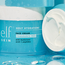 Cargar imagen en el visor de la galería, Elf skin Holy Hydration Face cream fragance free With Hyaluronic acid + peptides
