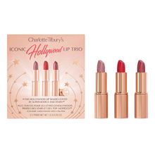 Cargar imagen en el visor de la galería, Kit de viaje Charlotte&#39;s Iconic Hollywood Lip Trio
